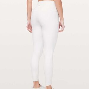 Lululemon Athletica White Leggings High-Rise Stretch Align 25”